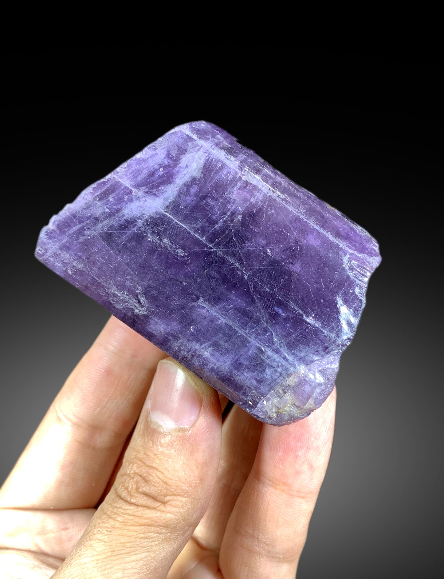Rich Purple Color Scapolite Crystal from Afghanistan - 170 gram