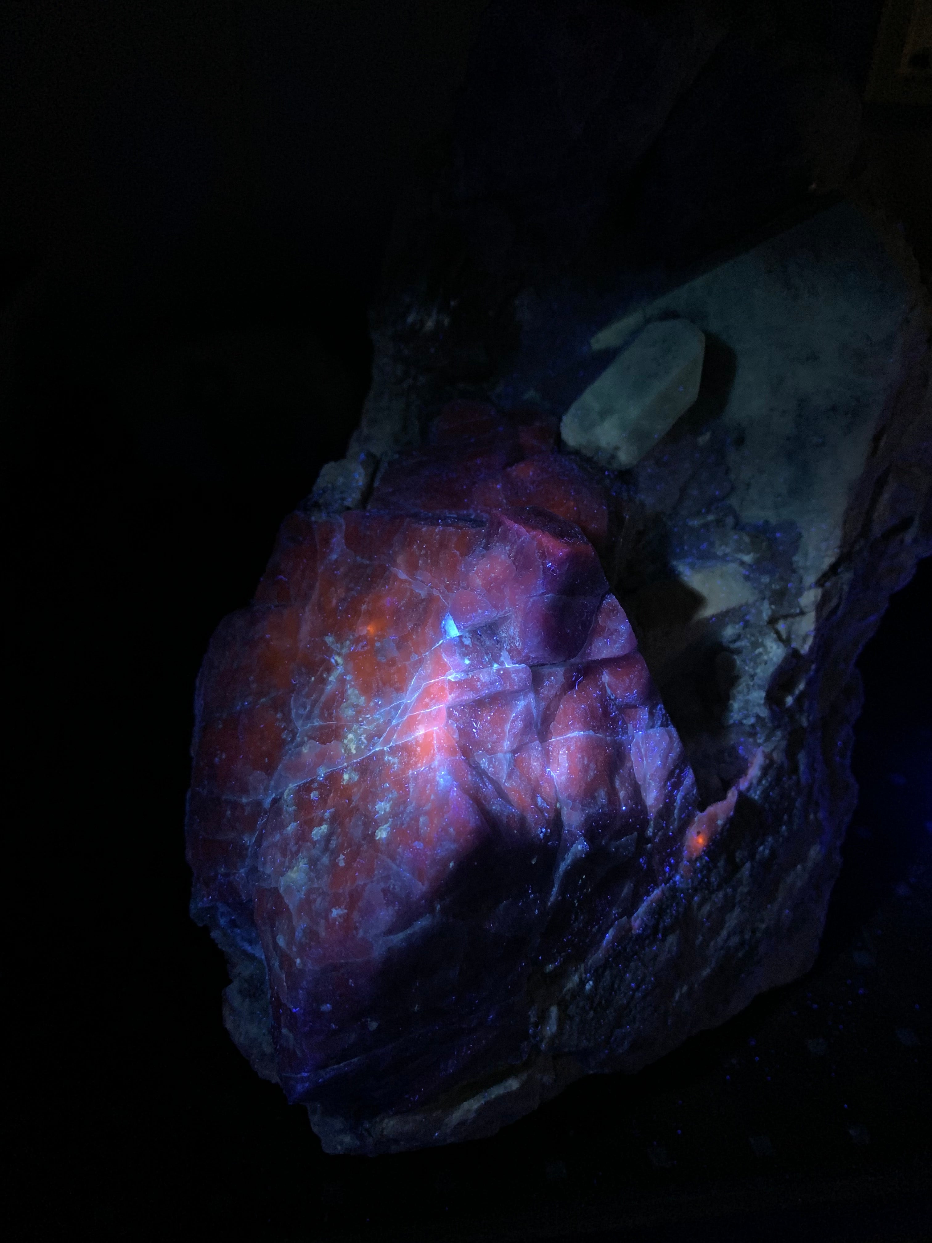 Fluorescent Purple Hackmanite with Winchite Specimen from Badakhshan Afghanistan - 4.8 Kg
