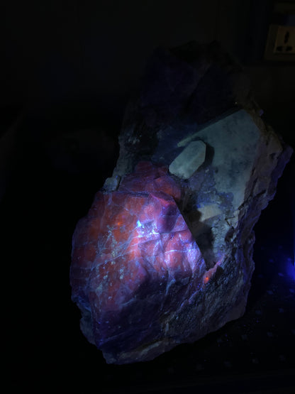 Fluorescent Purple Hackmanite with Winchite Specimen from Badakhshan Afghanistan - 4.8 Kg