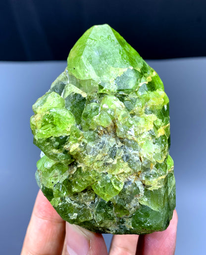 Lush Green Peridot Crystal from Supat valley Pakistan - 312 gram