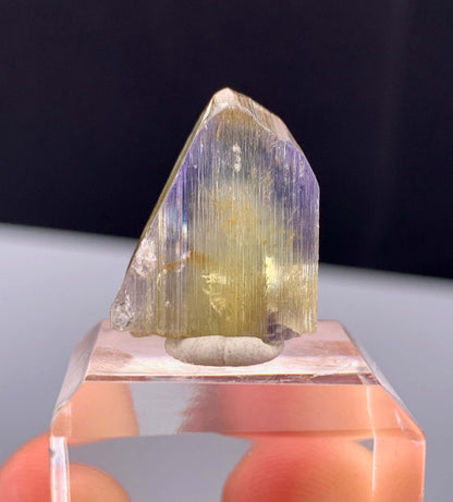 Natural Bicolor Tanzanite Crystal From Tanzania - 20.70 Carats