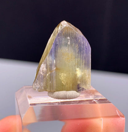 Natural Bicolor Tanzanite Crystal From Tanzania - 20.70 Carats