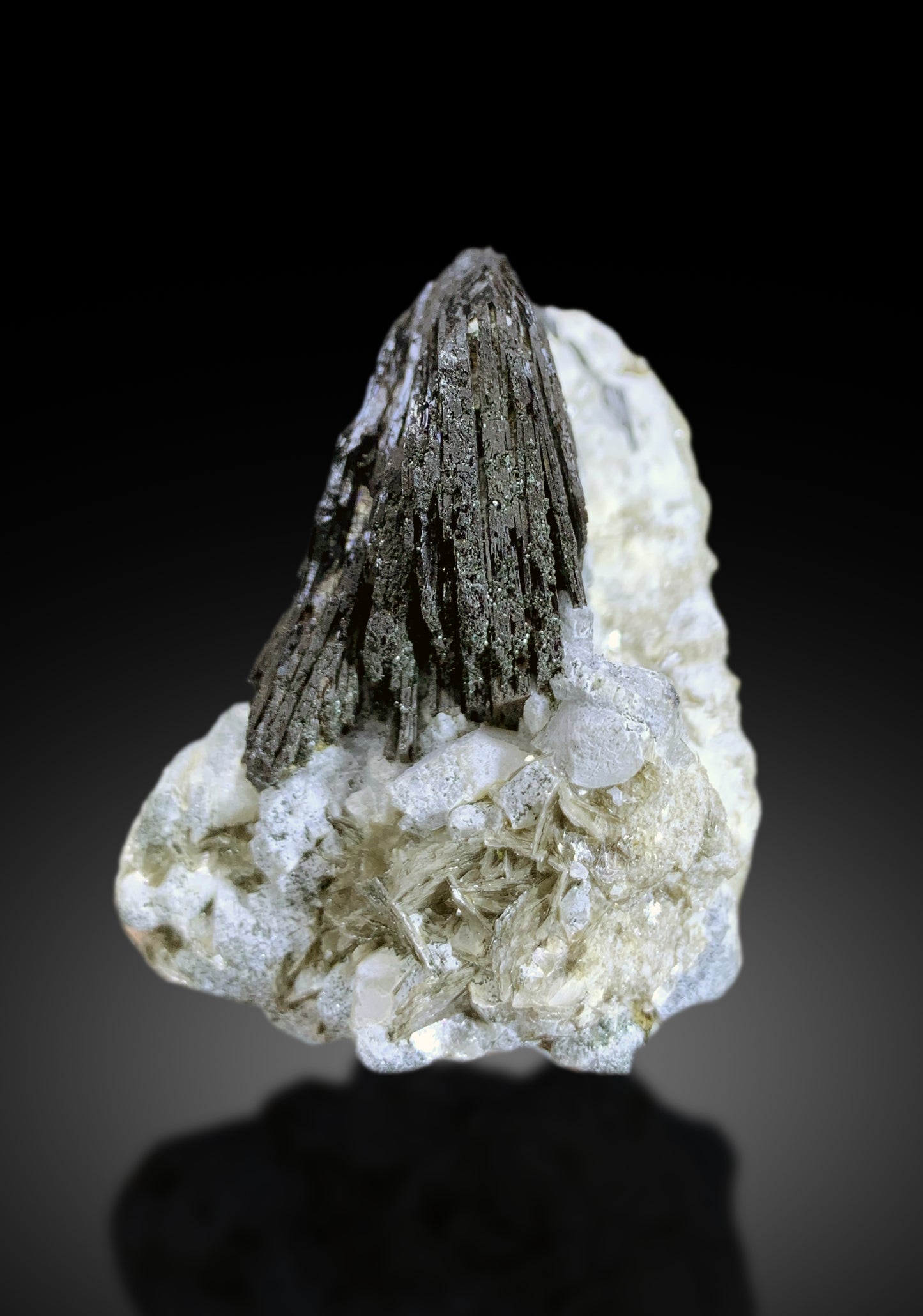 Hematite Flowers on Matrix from Skardu, Pakistan – Lustrous Iron Stone Crystals | Self-Standing Collector Specimen - 164 gram