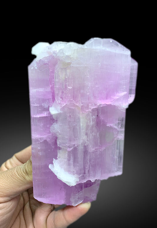 Pink Kunzite Specimen, Kunzite Crystal With Quartz And Albite, Natural Kunzite, Kunzite for sale, Healing Crystal, Mineral Specimen, 772 g
