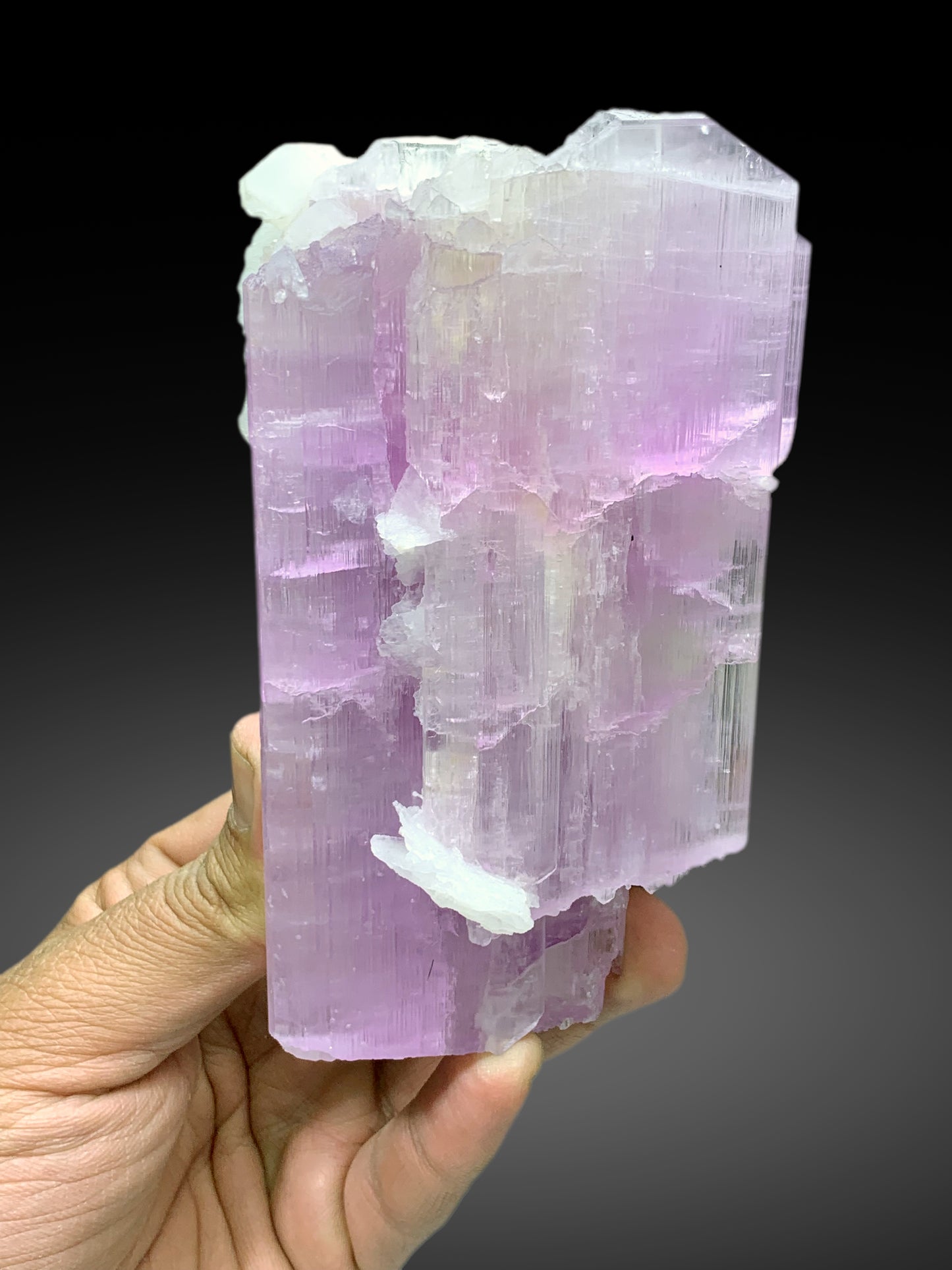 Pink Kunzite Specimen, Kunzite Crystal With Quartz And Albite, Natural Kunzite, Kunzite for sale, Healing Crystal, Mineral Specimen, 772 g