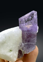 Purple Color Scapolite on Marble Matrix from Badakhshan Afghanistan - 89 grams