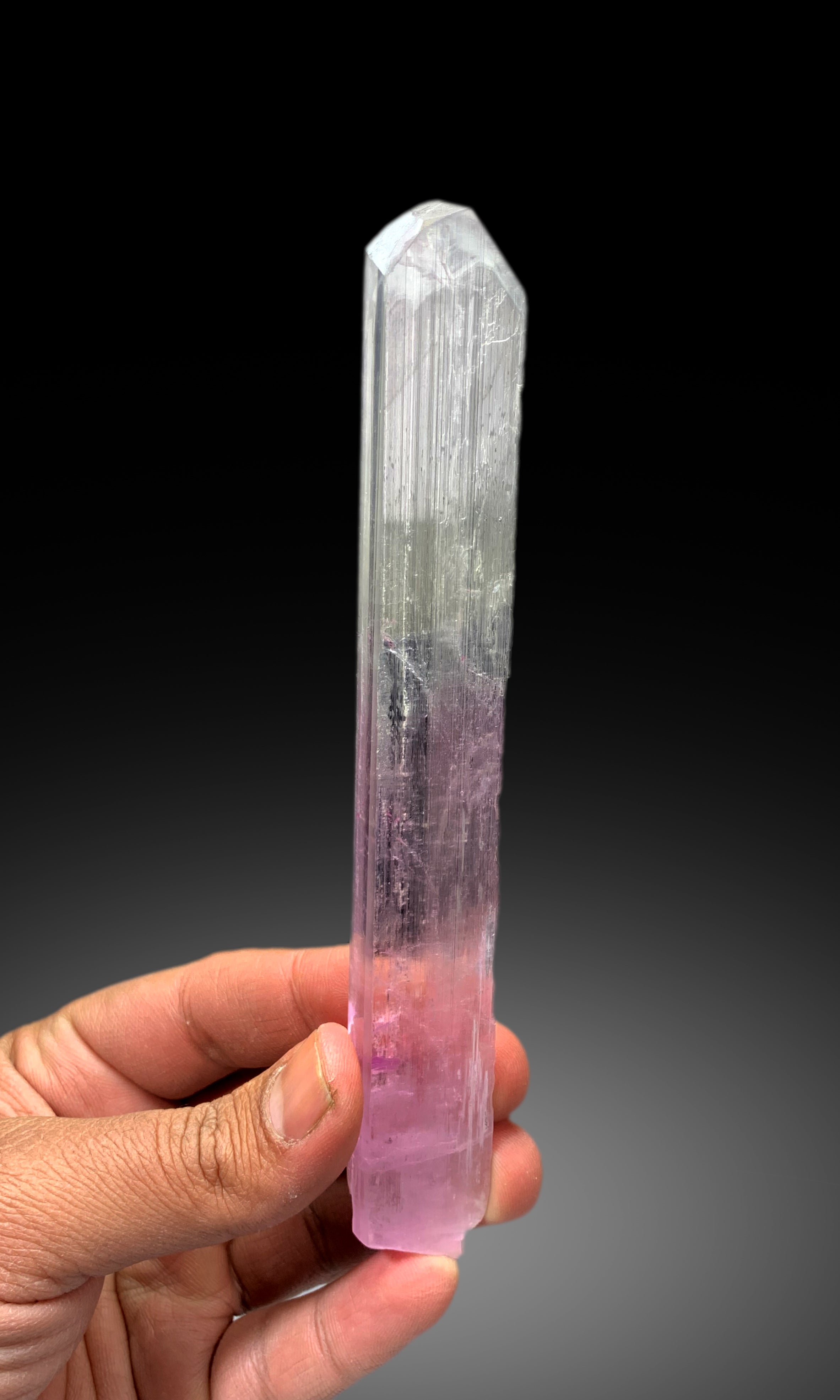 Transparent Pink Kunzite Crystal from Afghanistan - 99 gram