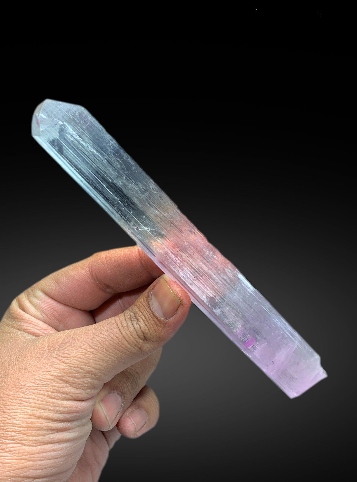 Transparent Pink Kunzite Crystal from Afghanistan - 99 gram