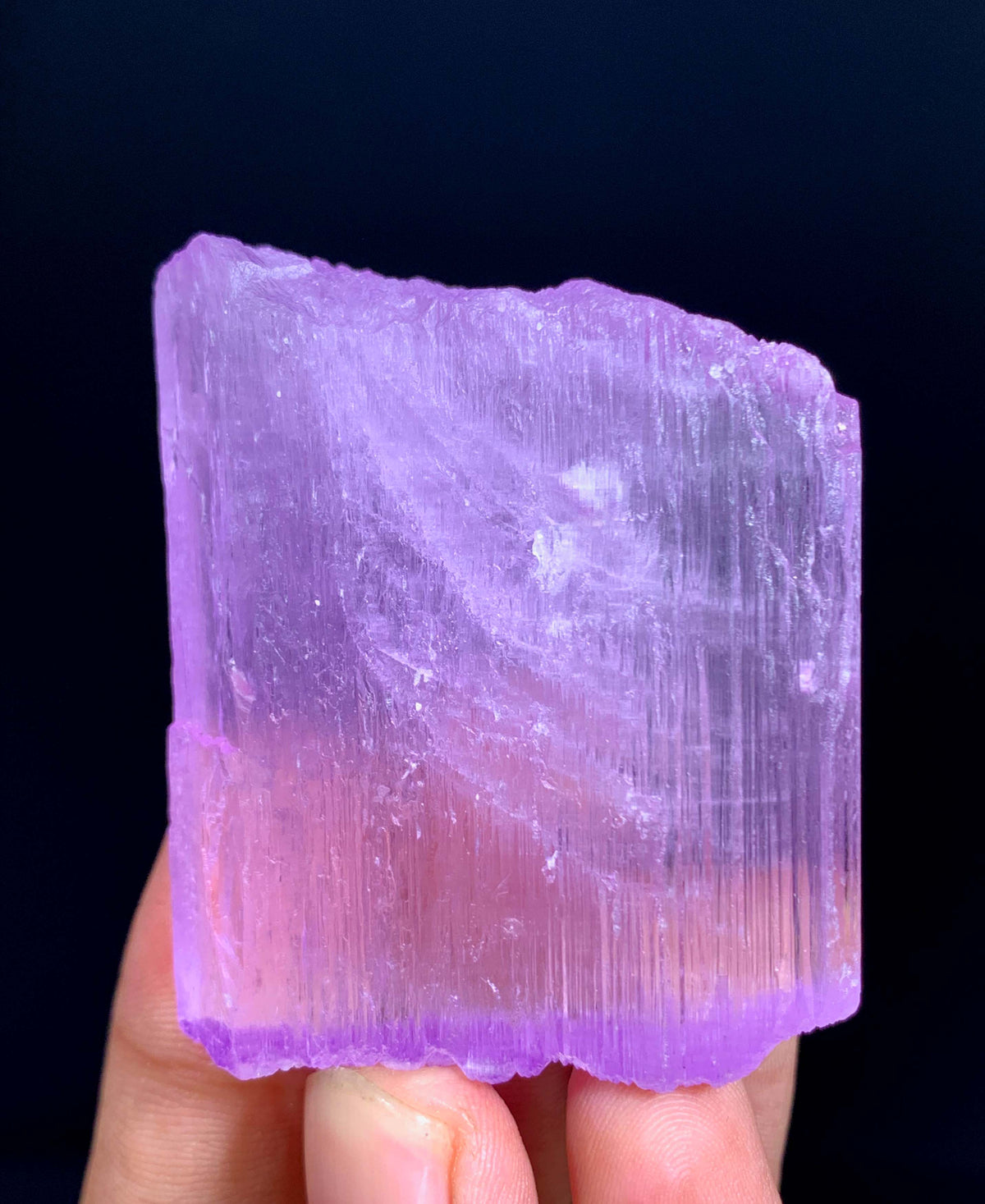 Florescent Pink Kunzite Crystal From Afghanistan - 69 Grams