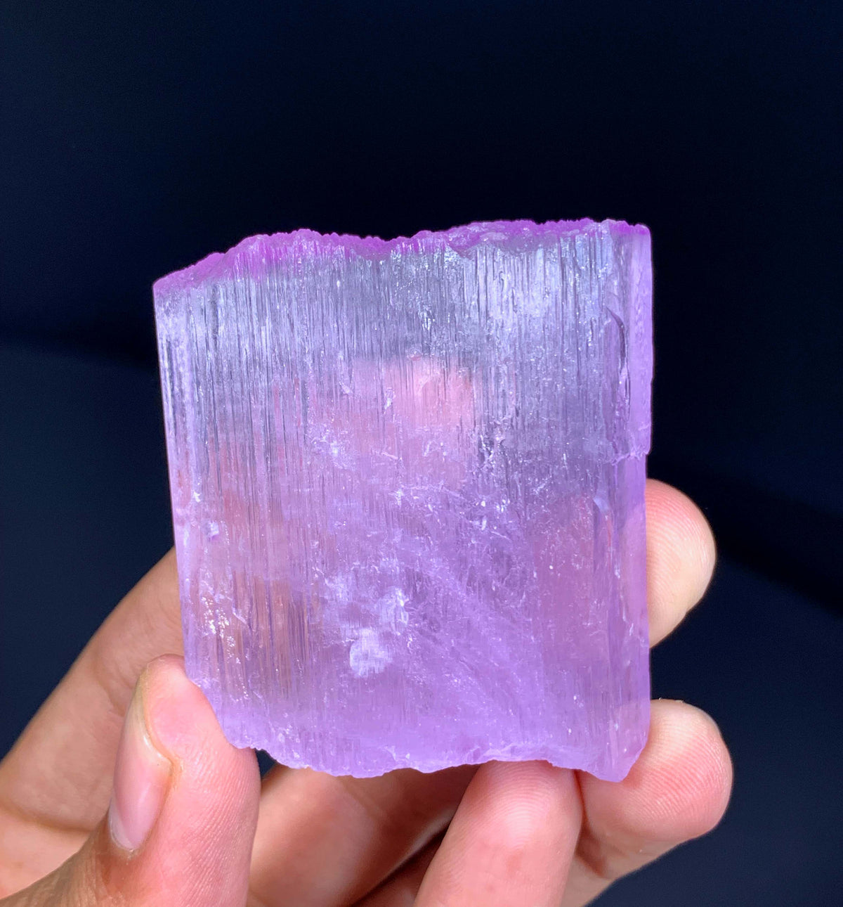 Florescent Pink Kunzite Crystal From Afghanistan - 69 Grams