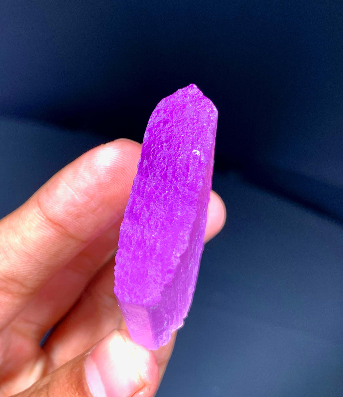 Florescent Pink Kunzite Crystal From Afghanistan - 69 Grams