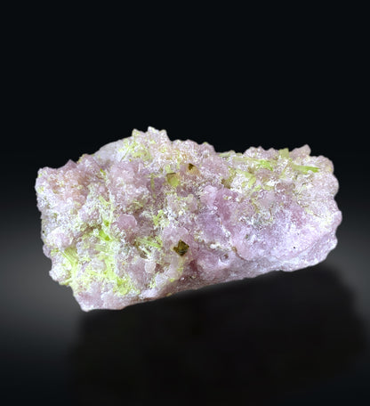 Green Tourmaline Cluster with Rare Microlite on Lepidolite from Afghanistan - 1788 grams