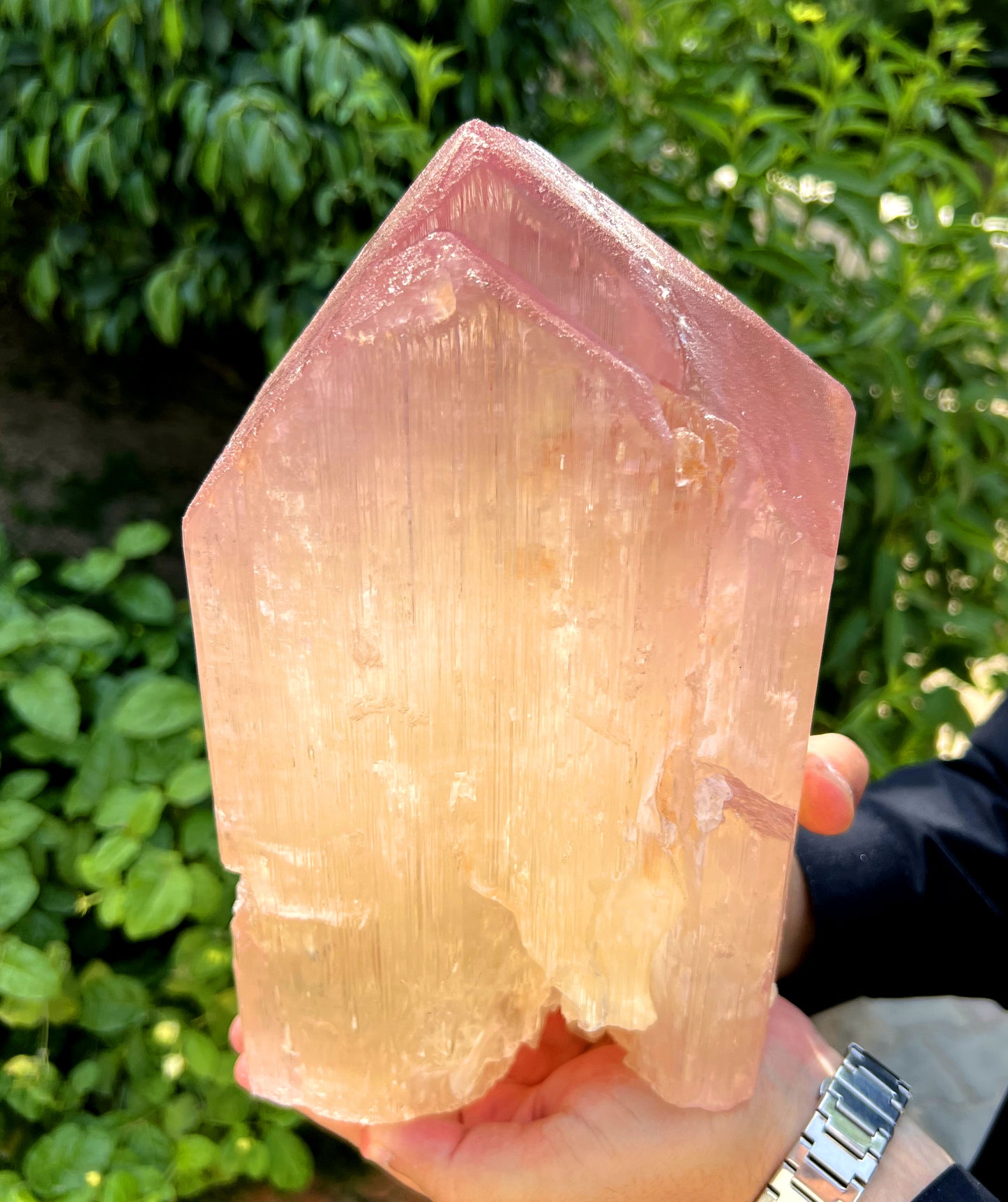 Museum Grade Peach Pink Kunzite Crystal from Afghanistan - 6.3 Kg
