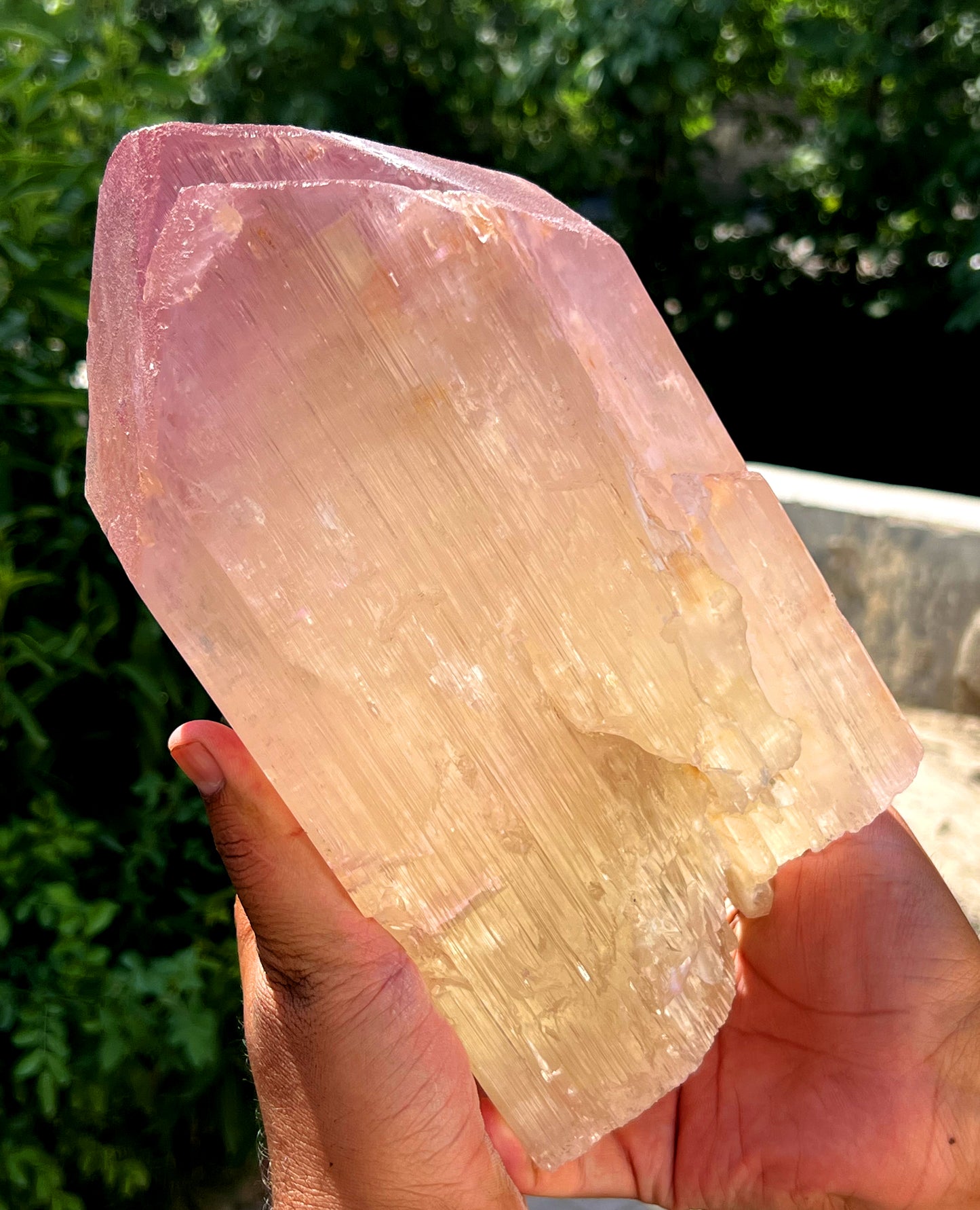 Museum Grade Peach Pink Kunzite Crystal from Afghanistan - 6.3 Kg