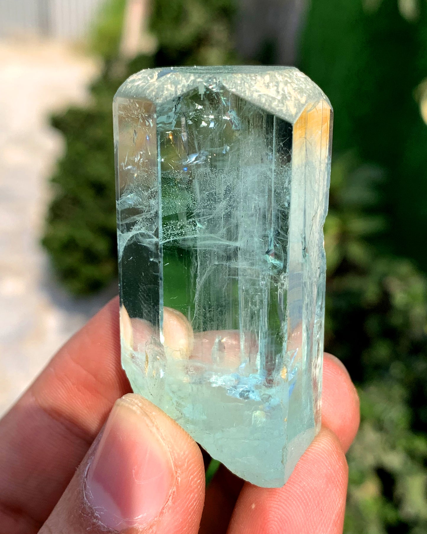 Gemmy Blue Aquamarine Crystal from Shigar valley Pakistan - 51 grams