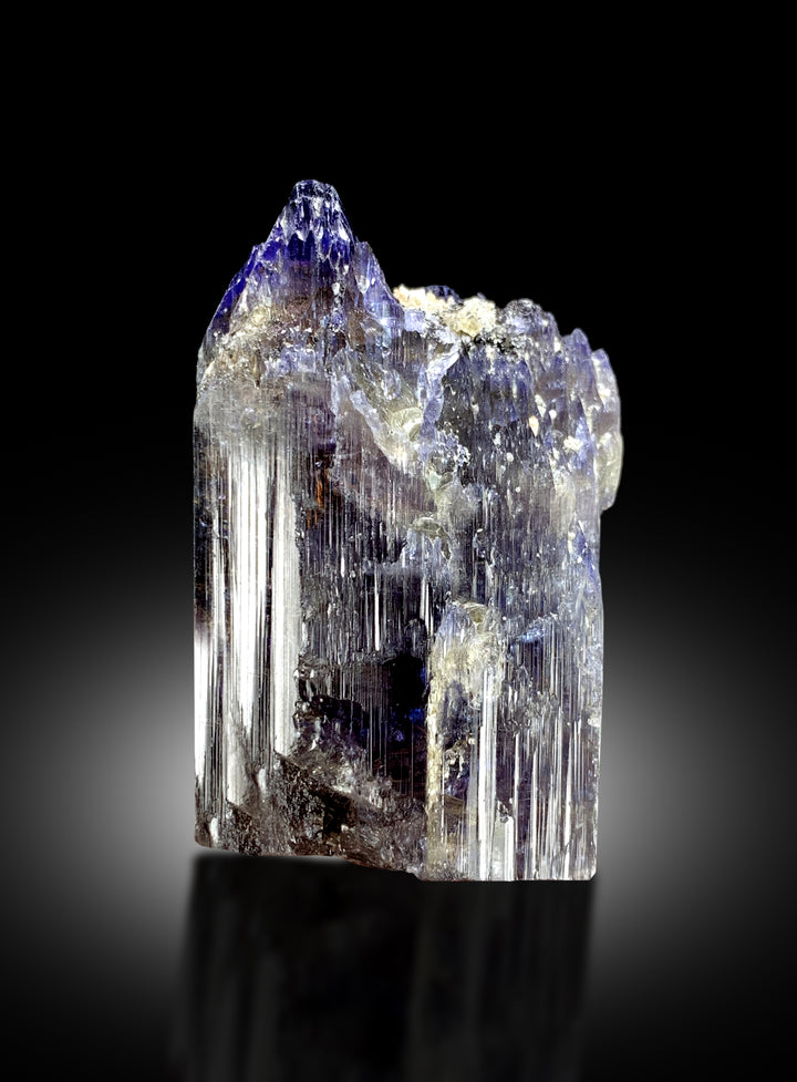 Exquisite Top Blue Color Tanzanite Crystal, Raw Mineral, Tanzanite Specimen, Fine Mineral, Tanzanite Gemstone - 106 gram