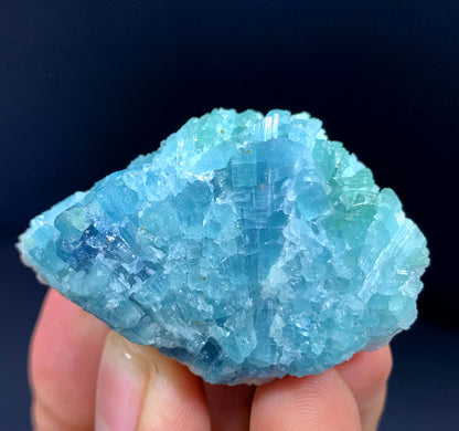 Indicolite Blue Tourmaline Crystal Bunch From Afghanistan - 35 Grams