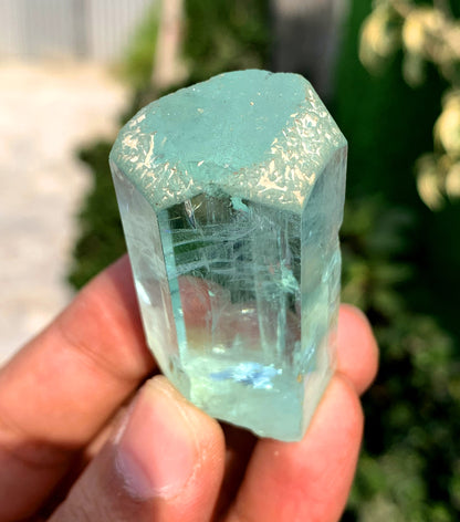 Gemmy Blue Aquamarine Crystal from Shigar valley Pakistan - 51 grams