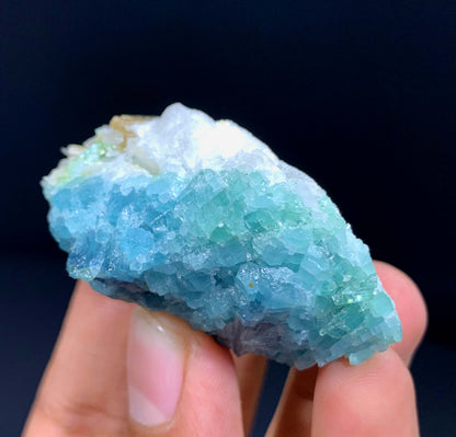 Indicolite Blue Tourmaline Crystal Bunch From Afghanistan - 35 Grams