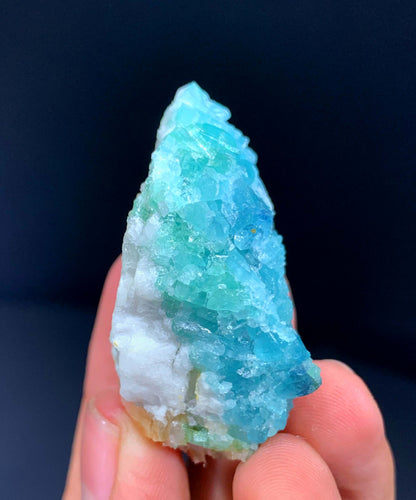 Indicolite Blue Tourmaline Crystal Bunch From Afghanistan - 35 Grams