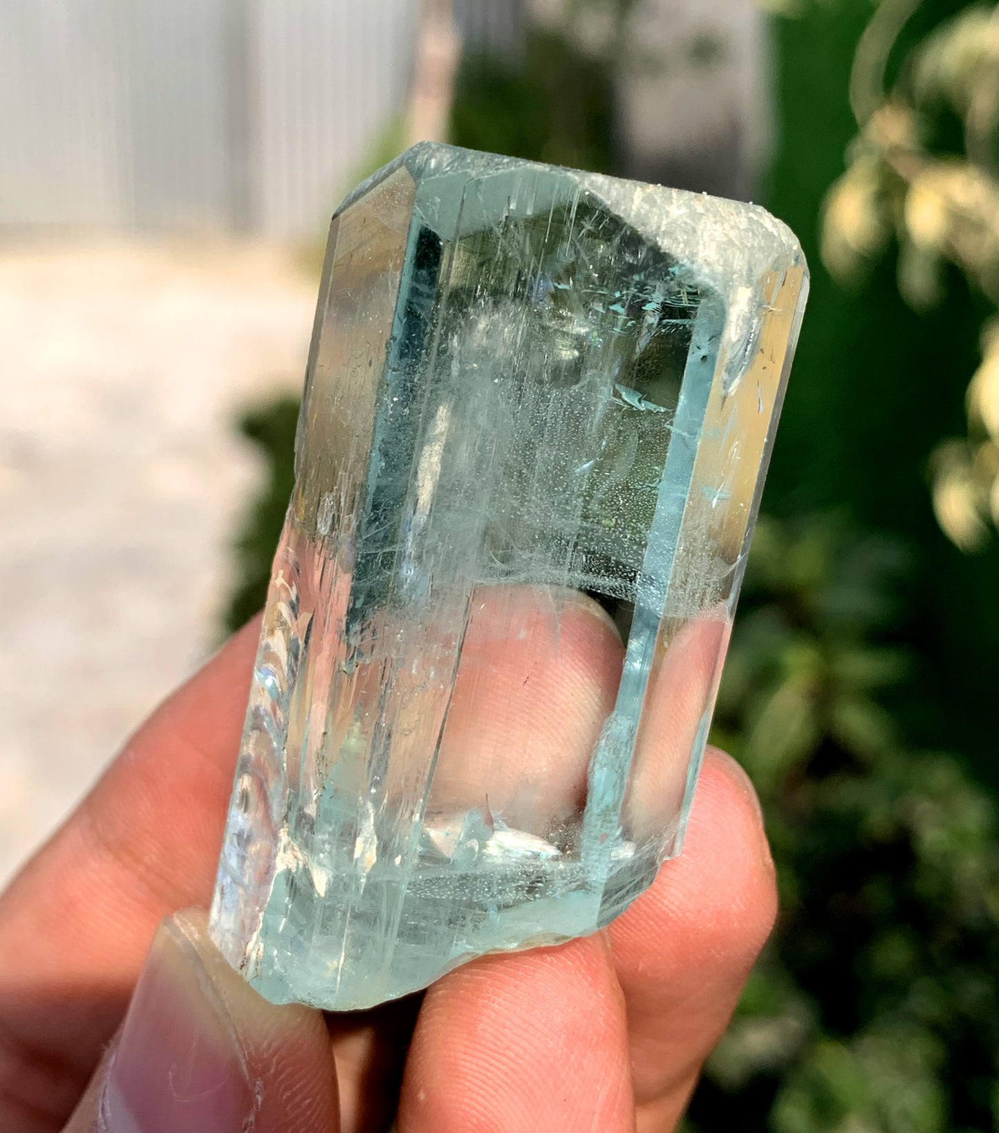Gemmy Blue Aquamarine Crystal from Shigar valley Pakistan - 51 grams