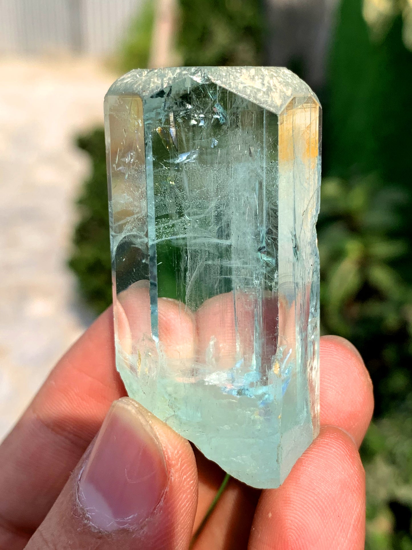 Gemmy Blue Aquamarine Crystal from Shigar valley Pakistan - 51 grams