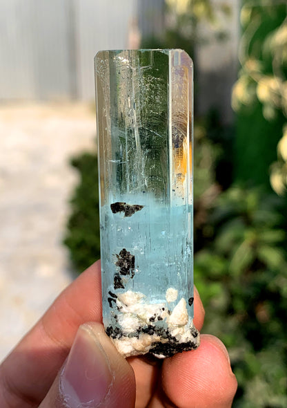 Gemmy Blue Aquamarine Crystal from Shigar valley Pakistan - 26 grams