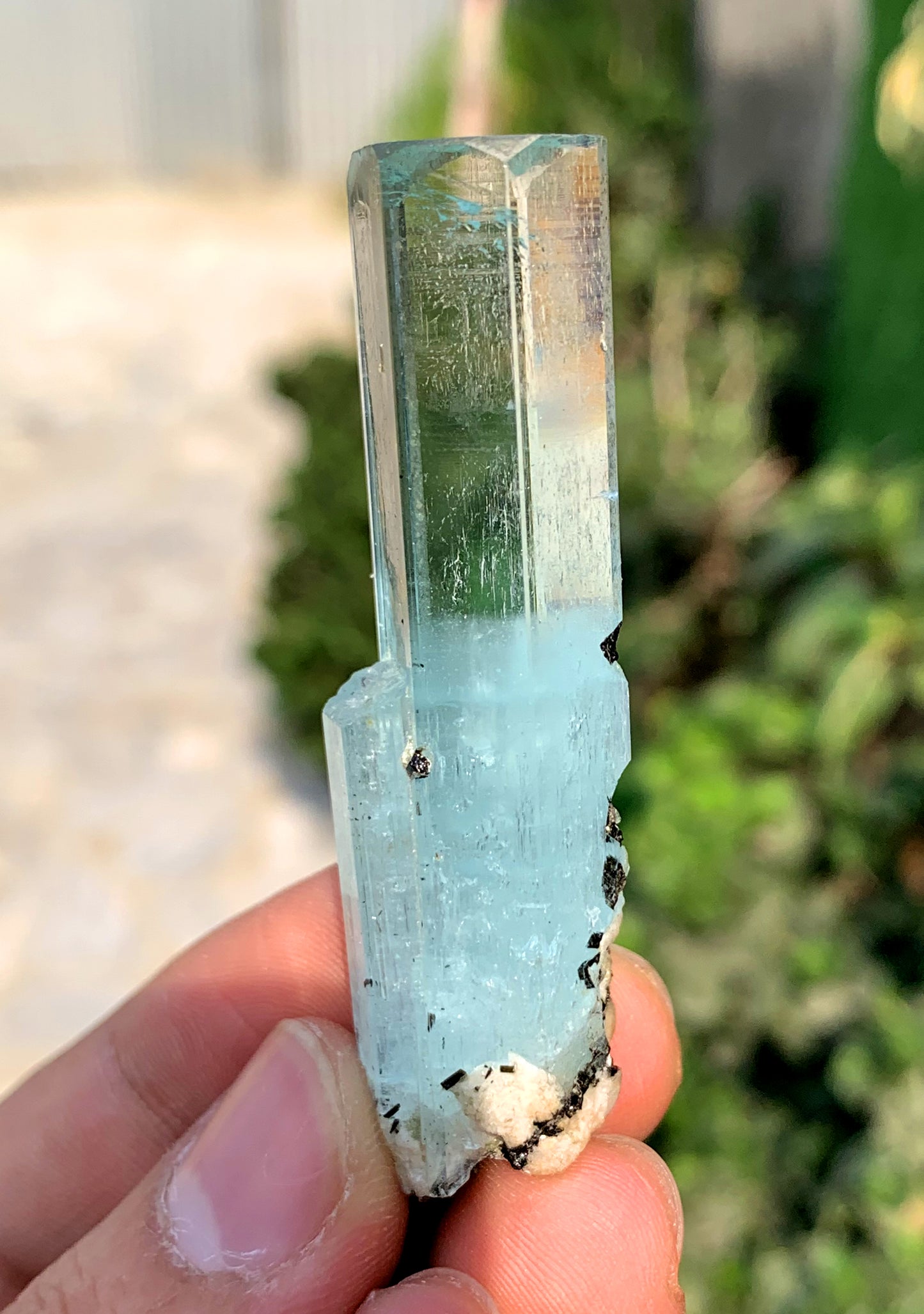 Gemmy Blue Aquamarine Crystal from Shigar valley Pakistan - 26 grams