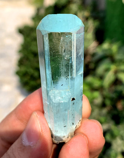Gemmy Blue Aquamarine Crystal from Shigar valley Pakistan - 26 grams