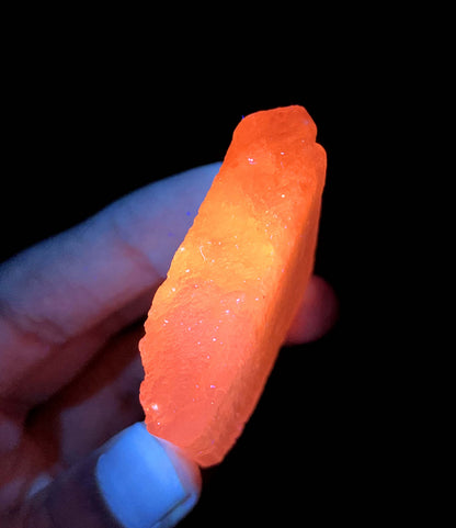 Florescent Pink Kunzite Crystal From Afghanistan - 69 Grams