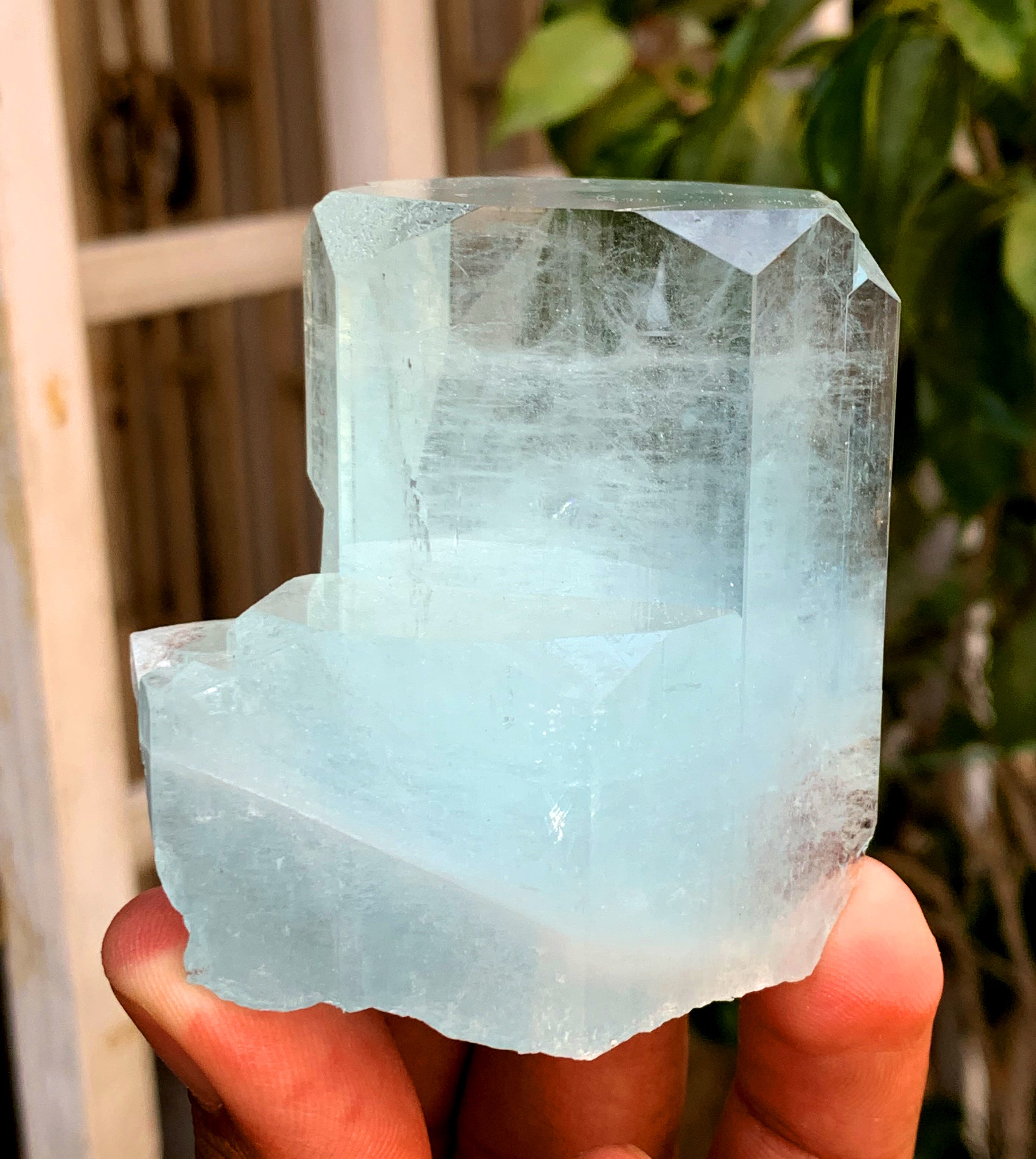 Natural Aquamarine Crystal from Pakistan, 256 gram