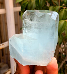 Natural Aquamarine Crystal from Pakistan, 256 gram