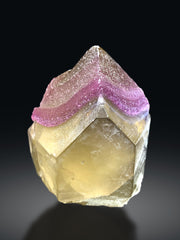 Crystallized Pink Rose Quartz on Smoky Quartz from Paprok Afghanistan - 690 grams