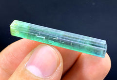 Natural Green Color Tourmaline Crystal, Lipstick Tourmaline, Tourmaline Crystal from Afghanistan - 20.0 carat