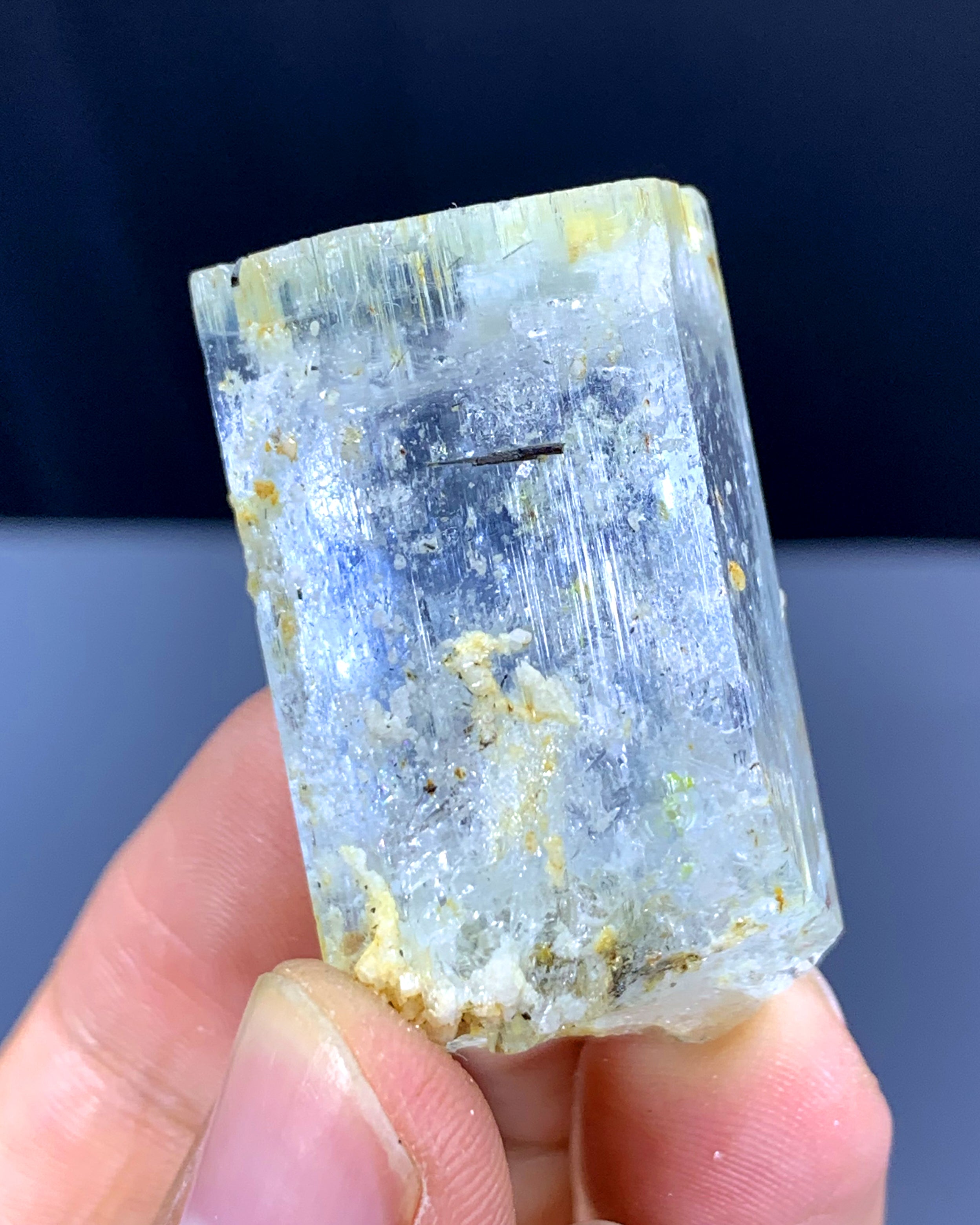 AquaMorganite Crystal, Bicolor Beryl from Skardu Pakistan - 30 gram