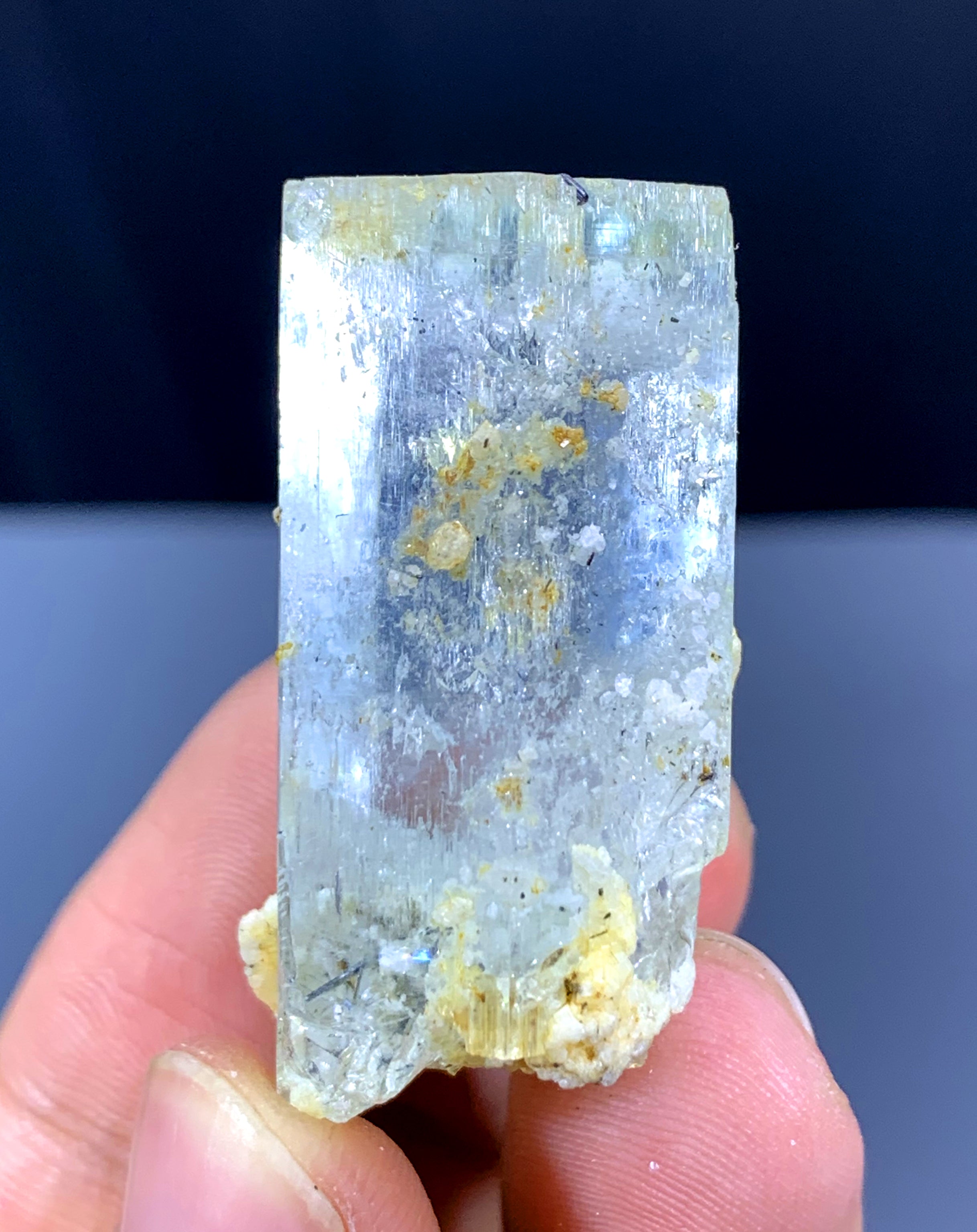AquaMorganite Crystal, Bicolor Beryl from Skardu Pakistan - 30 gram