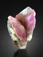Crystallized Pink Rose Quartz on Smoky Quartz from Paprok Afghanistan - 1292 grams