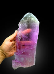 Museum Grade Bicolor Kunzite Crystal, V Shape Terminated Kunzite, Raw Kunzite Stone, Afghan Kunzite, Kunzite Specimen - 1905 gram