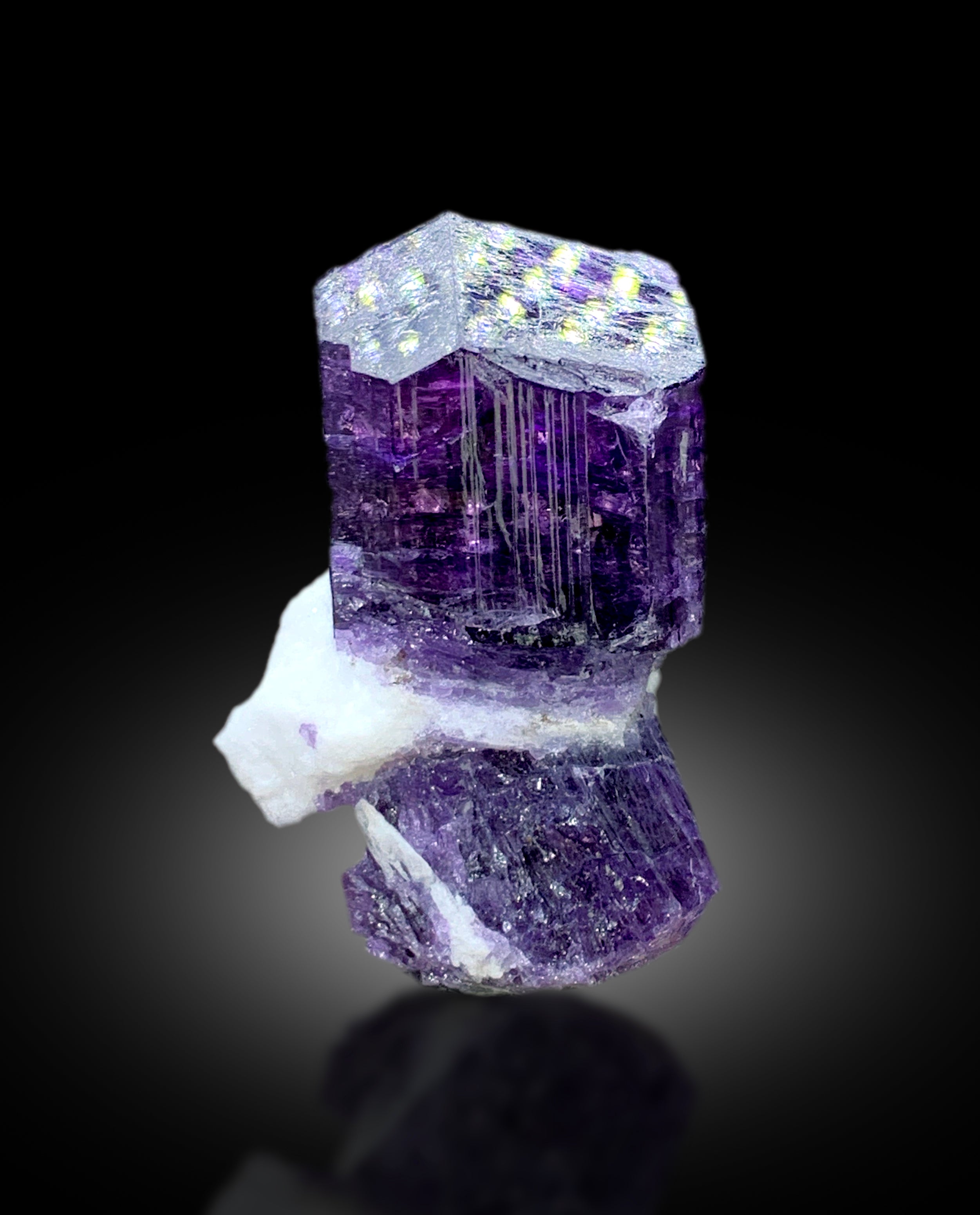 Rich Purple Color Scapolite Specimen, Scapolite Crystal, Raw Mineral, Scapolite from Badakhshan Afghanistan - 68 gram