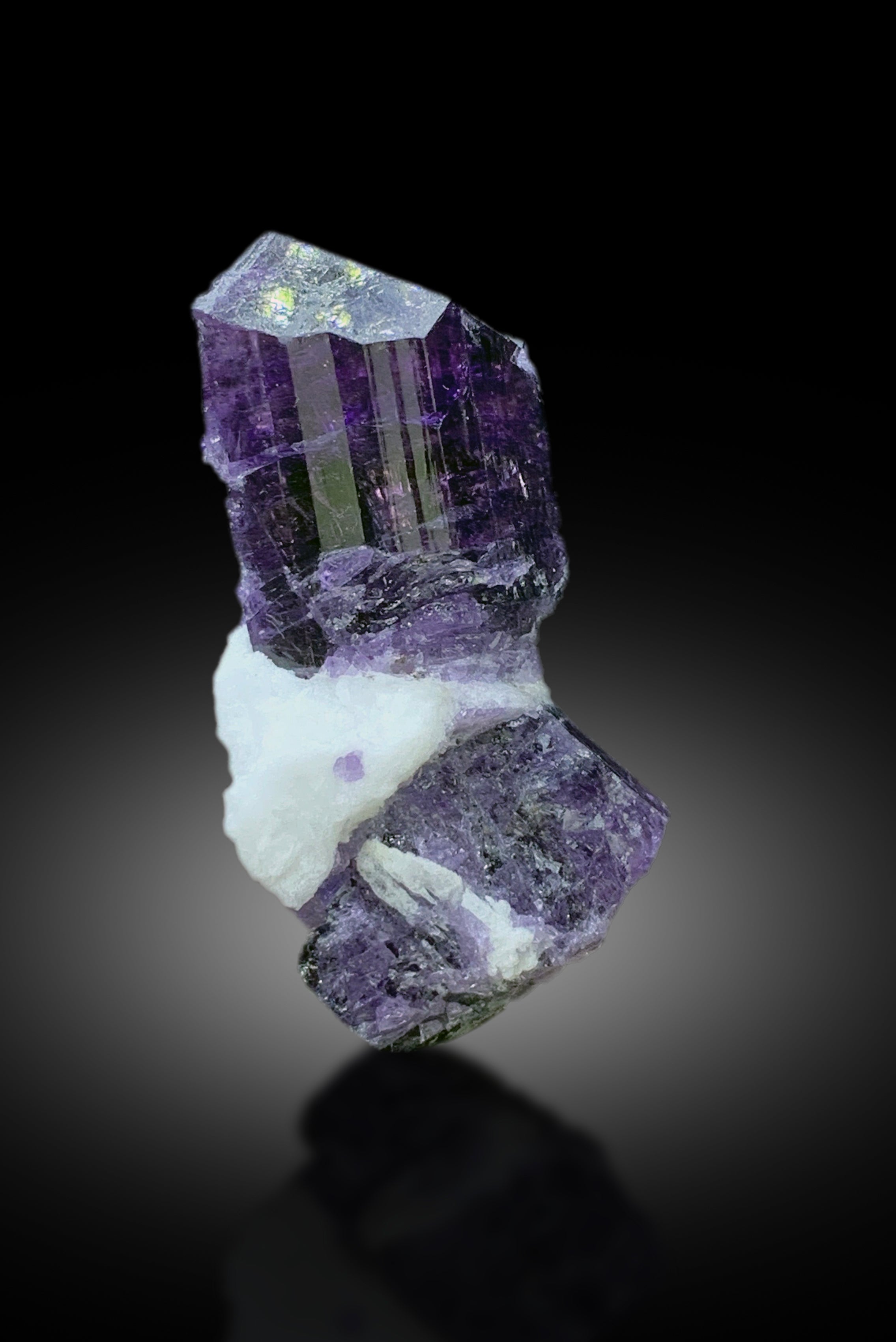 Rich Purple Color Scapolite Specimen, Scapolite Crystal, Raw Mineral, Scapolite from Badakhshan Afghanistan - 68 gram