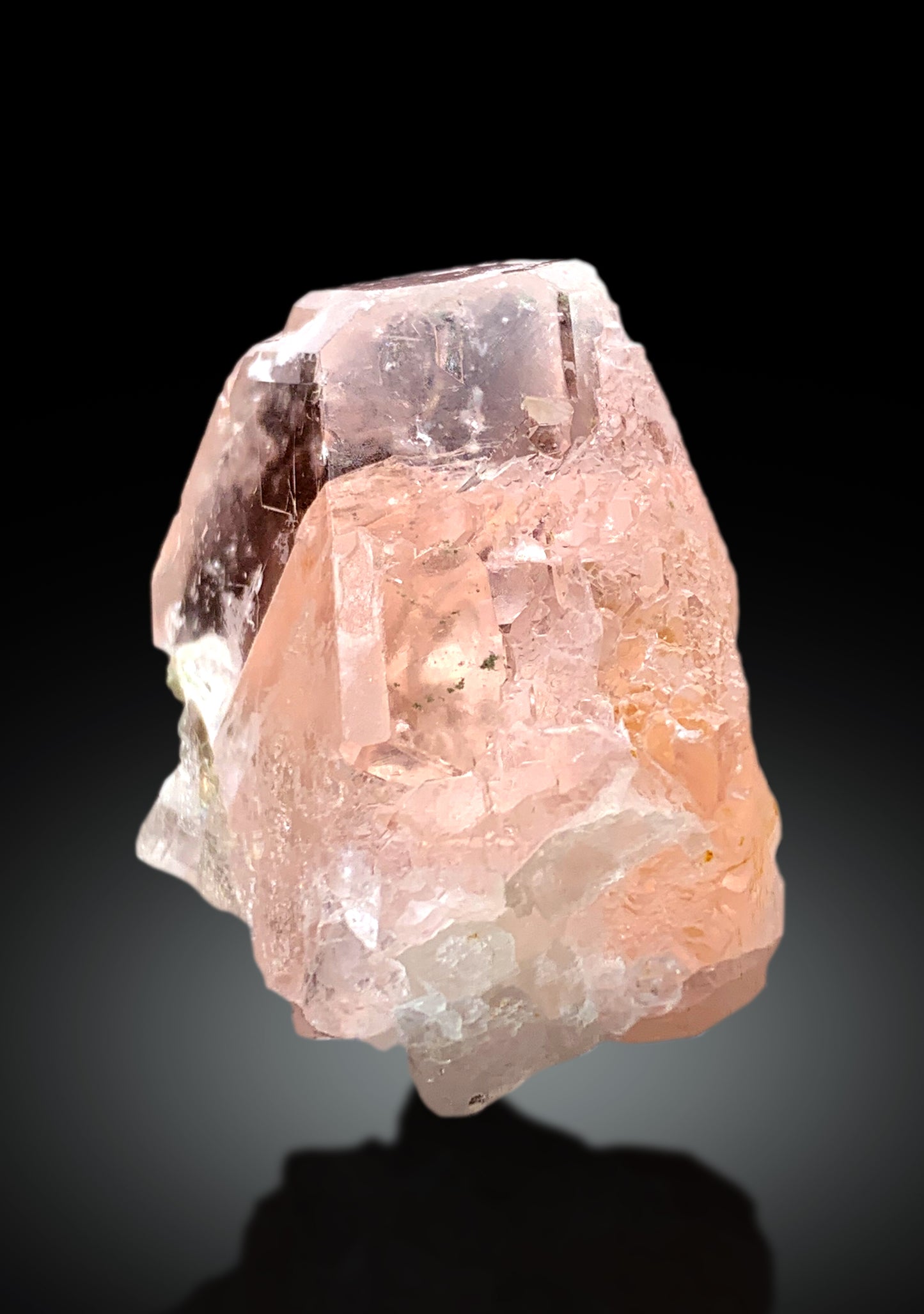 Natural Pink Fluorite Crystal from Pakistan, 58 gram