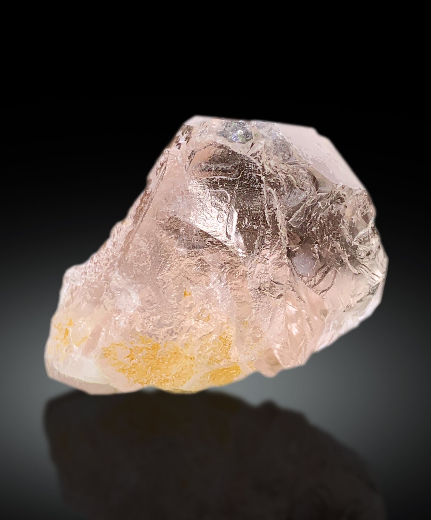Natural Pink Fluorite Crystal from Pakistan, 58 gram