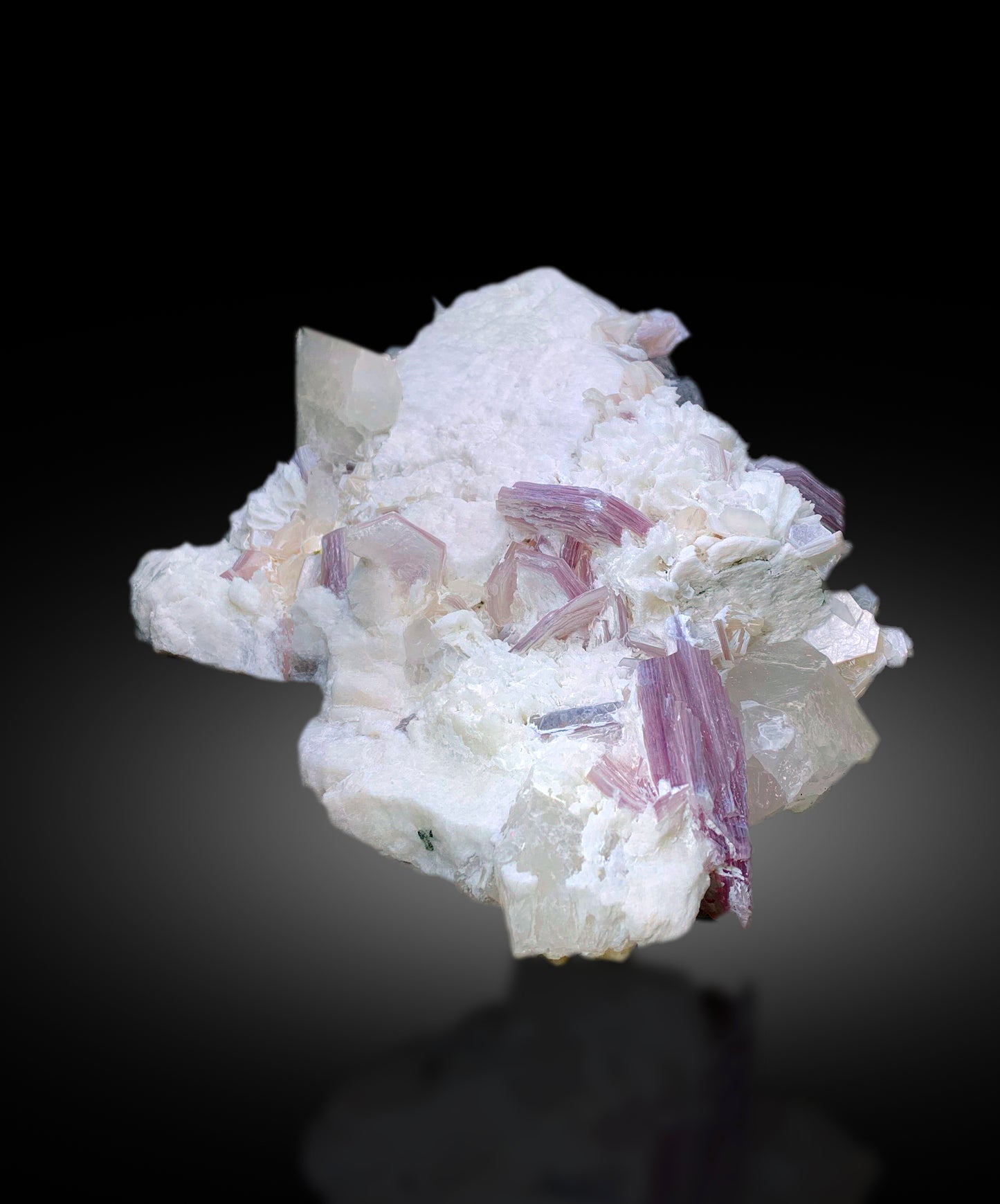 Natural Topaz Crystals Lepidolite and Rare Microlite on Feldspar, Topaz Specimen, Raw Mineral, Topaz from Skardu Pakistan - 3375 gram