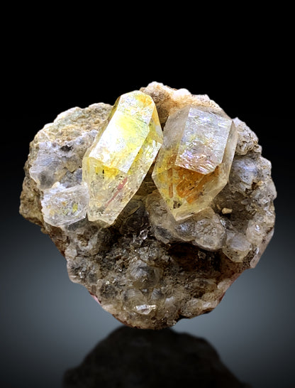 Fluorescent Petroleum Quartz Crystals from Baluchistan Pakistan - 56.45 carat