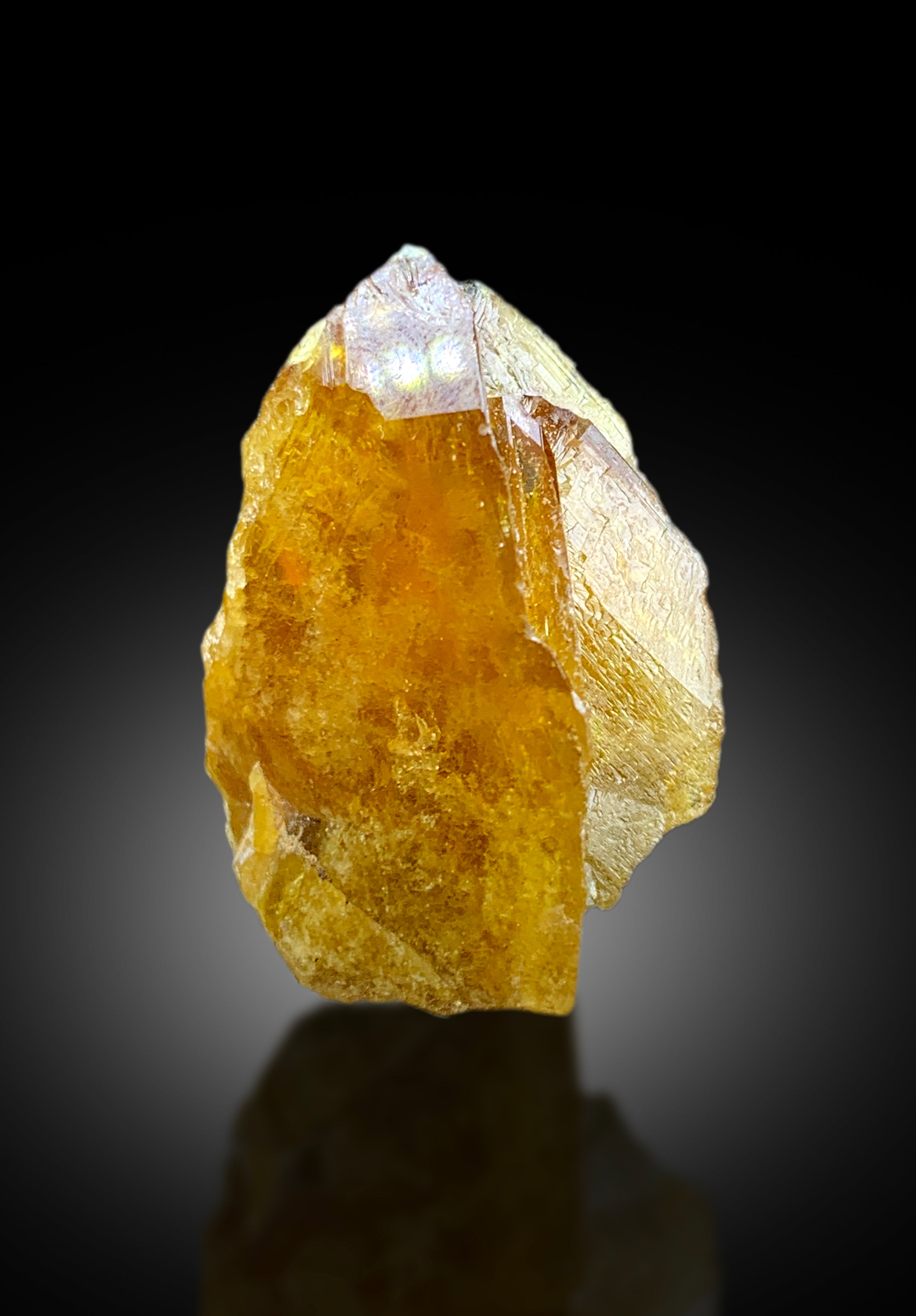 Honey Color Sphene Crystal, Natural Terminated Sphene, Sphene from Zagi Mountains Pakistan - 15 gram