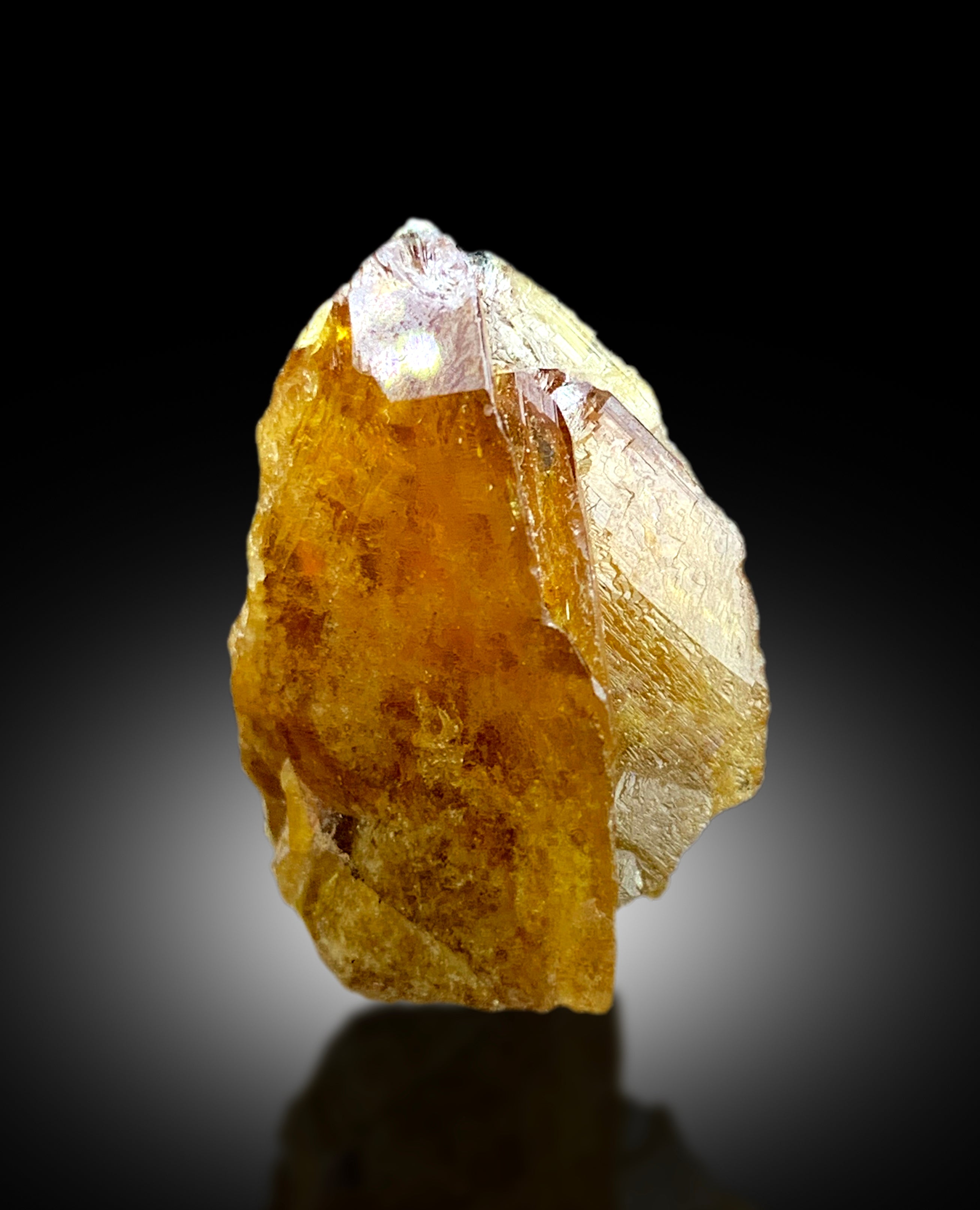 Honey Color Sphene Crystal, Natural Terminated Sphene, Sphene from Zagi Mountains Pakistan - 15 gram