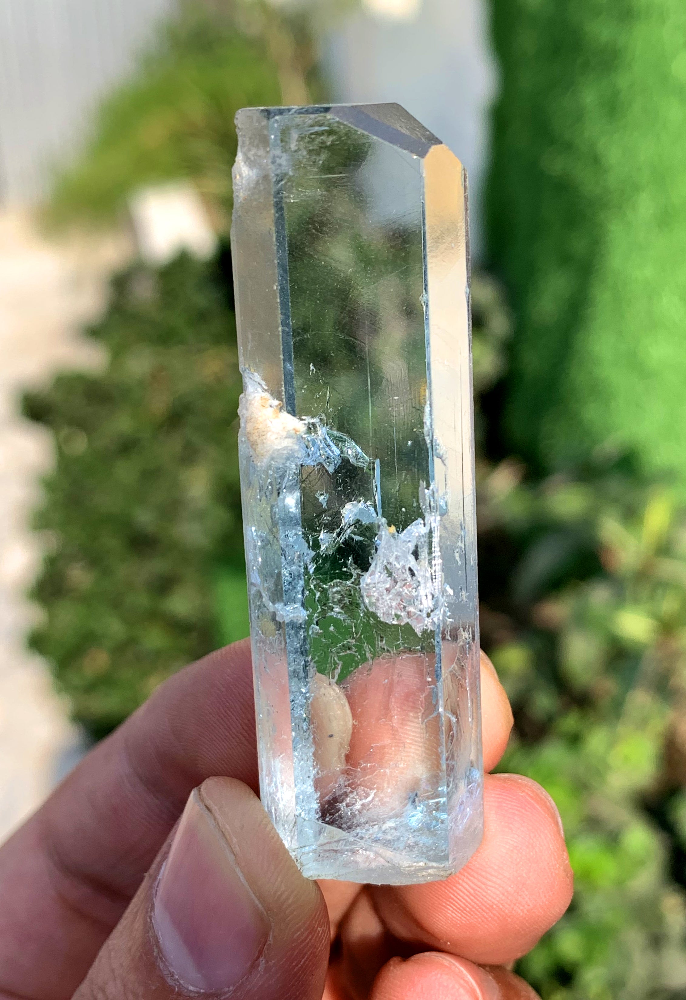 Gemmy Blue Aquamarine Crystal from Shigar valley Pakistan - 29 grams