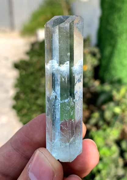 Gemmy Blue Aquamarine Crystal from Shigar valley Pakistan - 29 grams