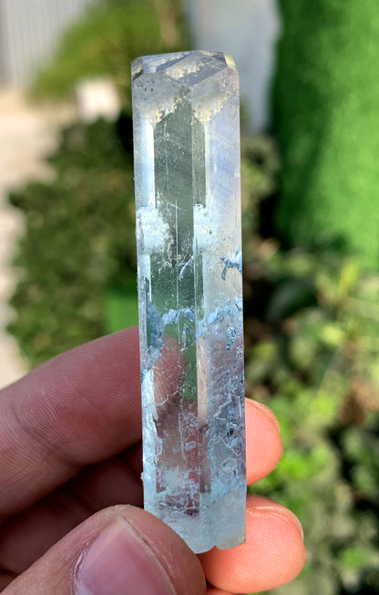 Gemmy Blue Aquamarine Crystal from Shigar valley Pakistan - 29 grams