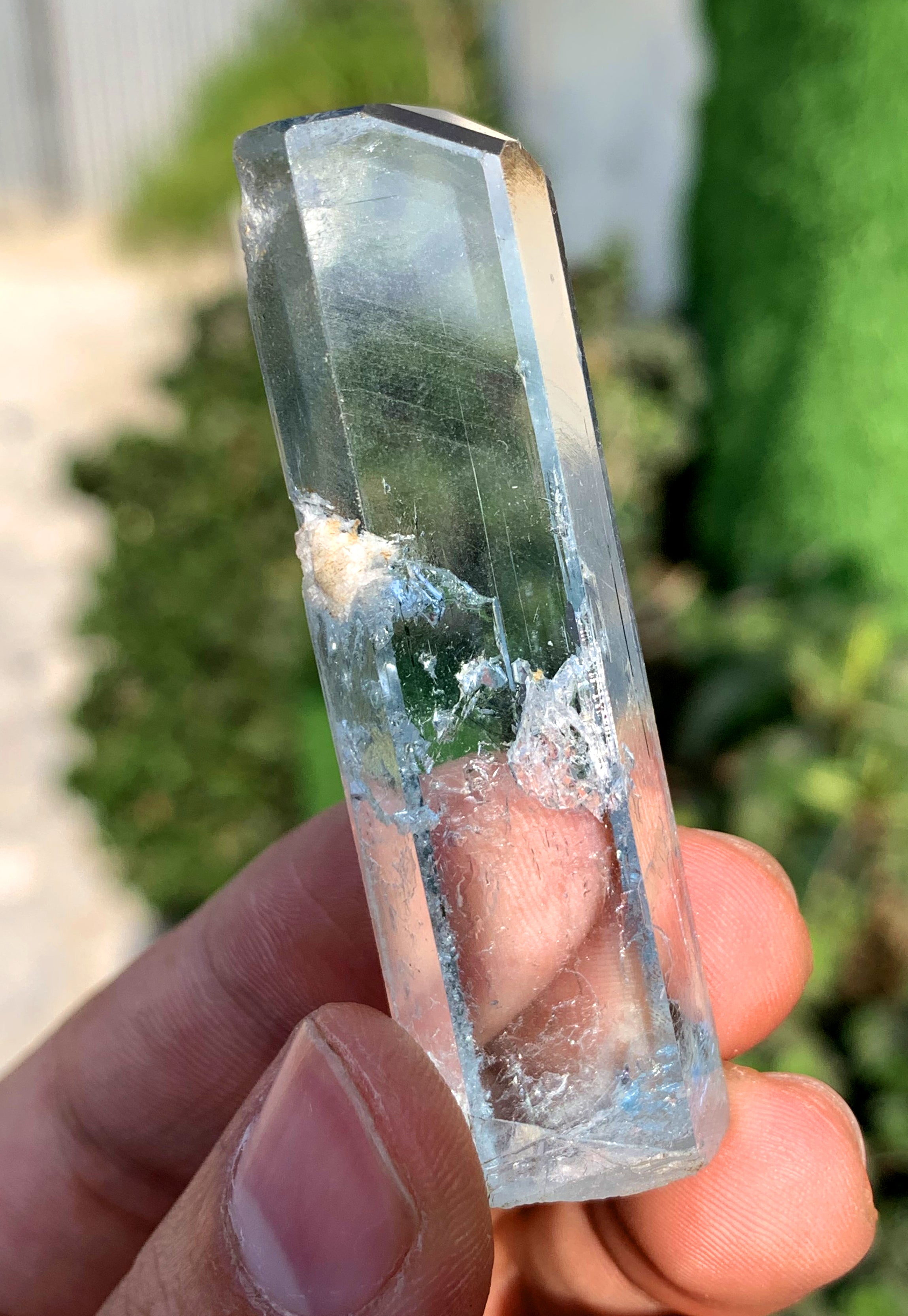 Gemmy Blue Aquamarine Crystal from Shigar valley Pakistan - 29 grams